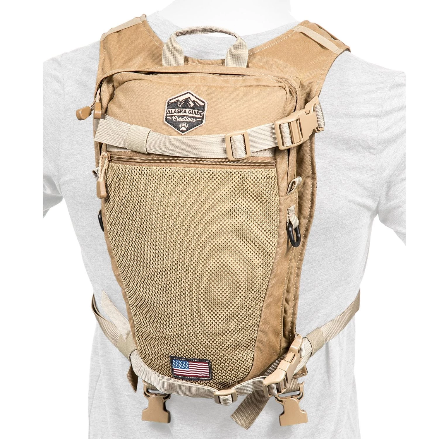 Alaska Guide Creations Stalker Hydration Pack Coyote Brown STK-CB