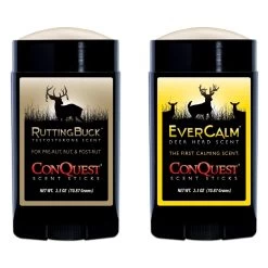 Conquest Scents RuttingBuck Pack Testosterone Scent & EverCalm Herd Scent Stick 5 Oz. 1256