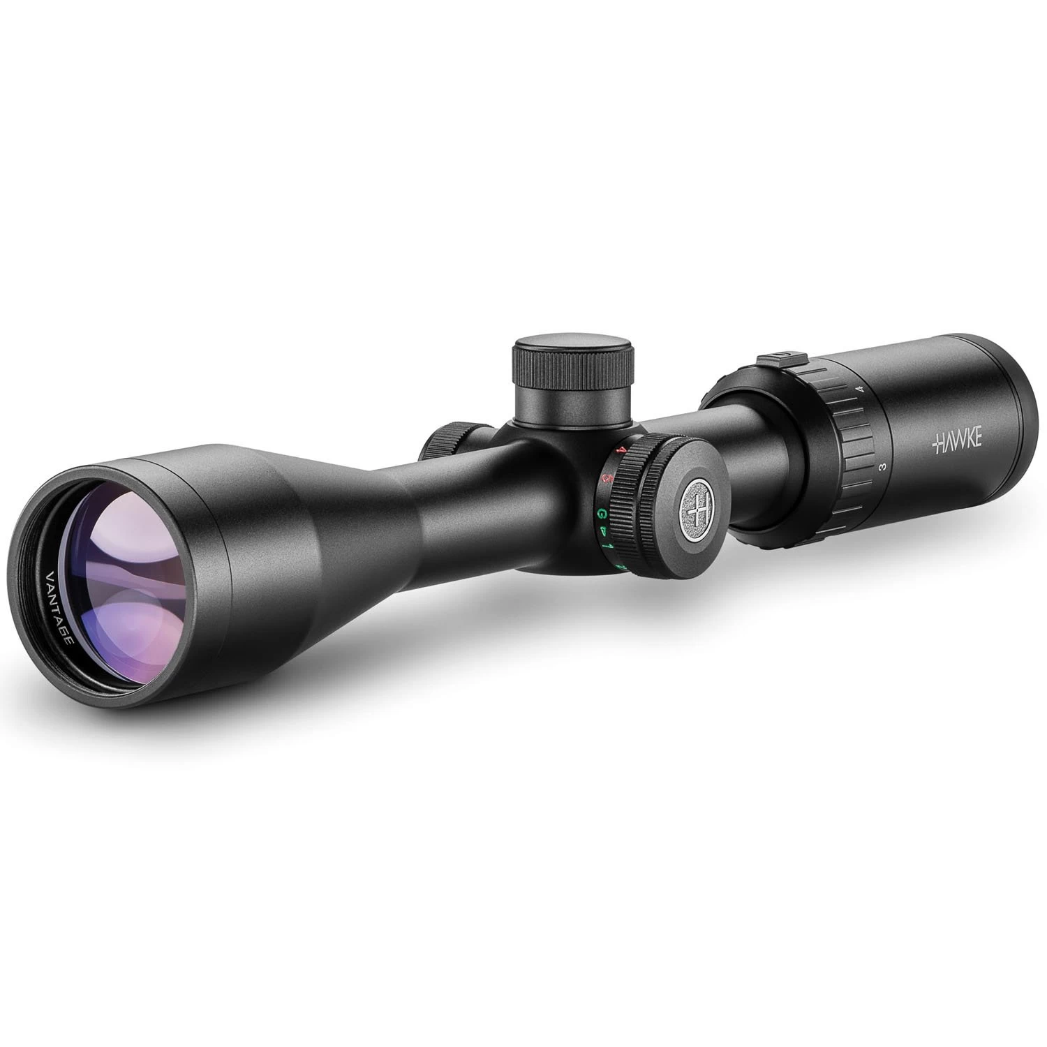 Hawke Optics Vantage IR Scope 3-9×40 Rimfire .22 (High Velocity) 14222 Combo W/Level & Mounts (14222+64101+22113) - Image 2