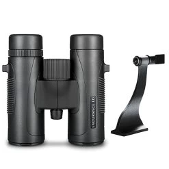 Hawke Optics Binocular Endurance ED 8×42 Black 36204 Combo Pack W/ Tripod Adapter (36204 & 64104)