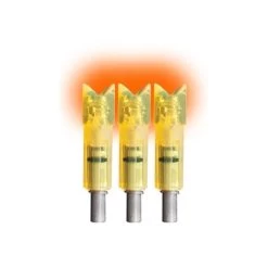 Lumenok Archery Lighted Crossbow Bolt Nock .272 ID Vapor/GT MX Crescent End 3 Pack Orange GTMXC3