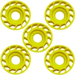 Mathews Harmonic Dampers Rubber Roller 3/4″ 5 Pack Yellow 80538