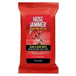 Nose Jammer Scent Elimination Gear-N-Rear Field Wipes 3120