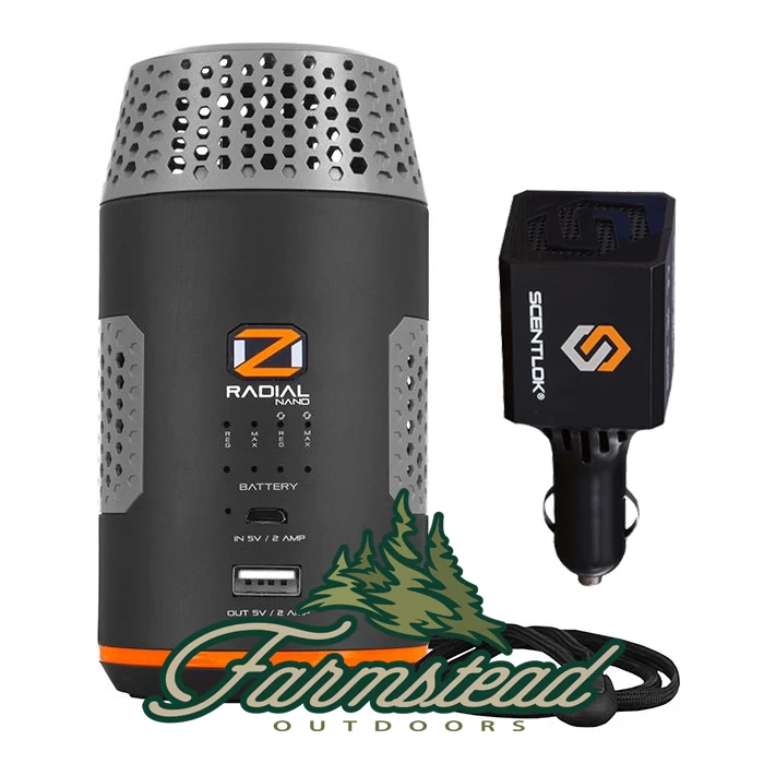 OZ ScentLok Radial Nano Ozone Deodorizer Deluxe Package W/ Free OZ20 Car Unit 4151190 + 82913