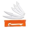 Outdoor Edge RazorSafe Combo Blade Set Drop-Point Blades, Boning-Fillet Blades, Gutting Blade RRC-6