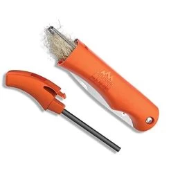 Outdoor Edge Ignitro Survival Knife With Fire Starter & Whistle IG-23C