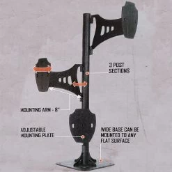 Skull Hooker Short Trophy Tree Black SKH-STTSM-BLK