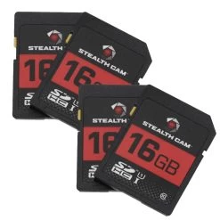 Stealth Cam SD HC Memory Card 16GB 4 Pack STC-16GB4PK
