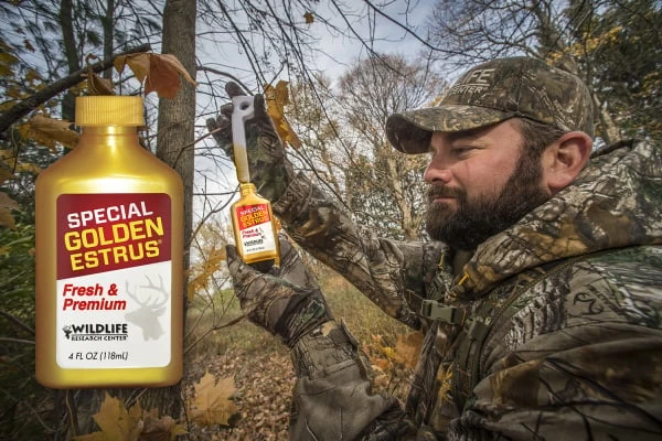 Wildlife Research Center Special Golden Estrus Doe Urine 8oz Bottle The Gold Standard 84058 - Image 2